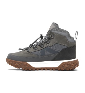 Timberland GreenStrid Motion 6 grey waterproof mid-calf leather mountaineering boots with elasticated laces