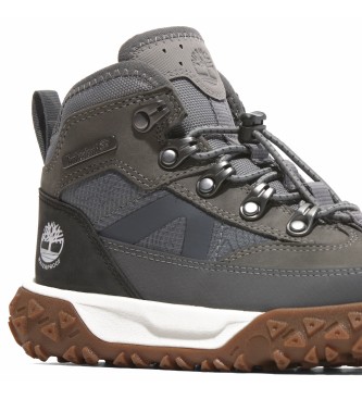 Timberland GreenStrid Motion 6 grey waterproof mid-calf leather mountaineering boots with elasticated laces