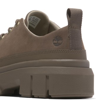 Timberland Sapatilhas de couro com atacadores em cinzento