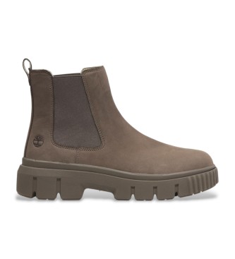 Timberland Greyfield Mid taupe usnjeni škornji chelsea