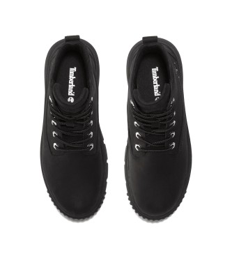 Timberland Skórzane sznurowane buty do połowy łydki Field black