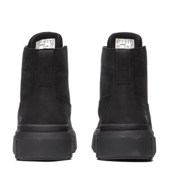 Timberland Bottes mi-mollet en cuir  lacets Champ noir