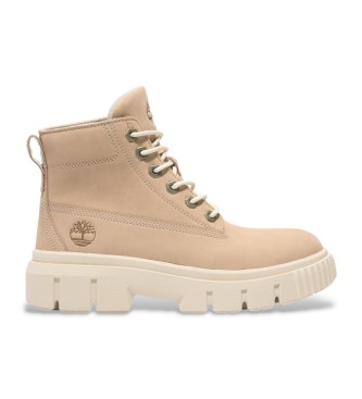 Timberland Greyfield beige ankelstvler i lder