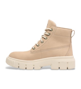 Timberland Bottines en cuir beige Greyfield