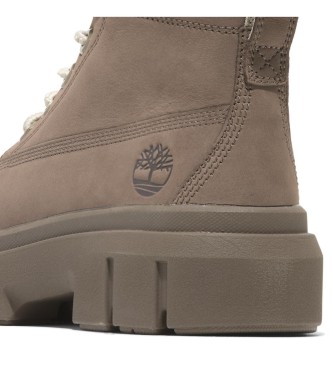 Timberland Skórzane buty za kostkę Greyfield w kolorze ciemnoszarym