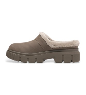 Timberland Zapatos de piel con forro clido Field marrn