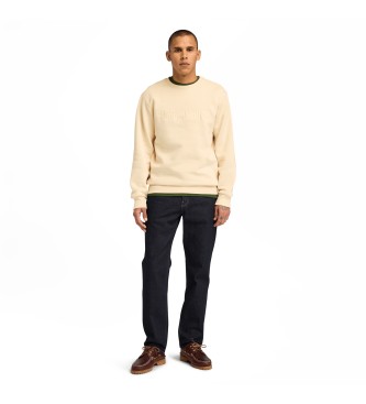 Timberland Hampthon beige Sweatshirt mit Rundhalsausschnitt