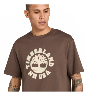 Timberland Maglietta marrone per le vacanze