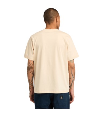 Timberland T-shirt med grafiskt tryck Holiday beige  