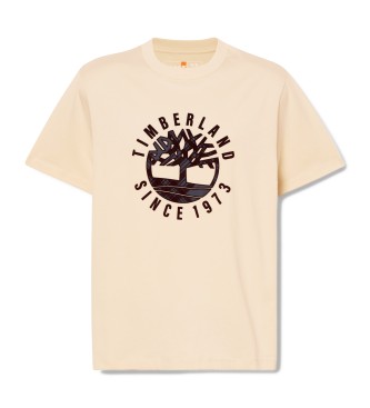 Timberland T-shirt med grafiskt tryck Holiday beige  