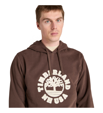 Timberland Počitniška majica rjave barve