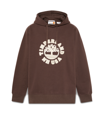 Timberland Počitniška majica rjave barve