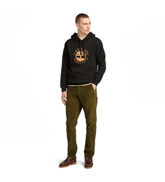 Timberland Holiday grafisk hoodie svart