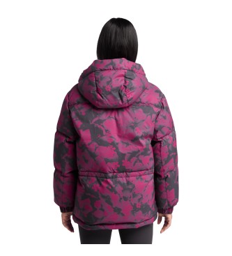 Timberland Casaco estampado e acolchoado de penas recicladas Howker Pink