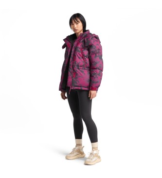 Timberland Casaco estampado e acolchoado de penas recicladas Howker Pink