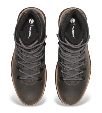 Timberland Botines Chukka de piel Hudson Road Mid gris