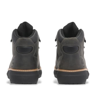 Timberland Botines Chukka de piel Hudson Road Mid gris
