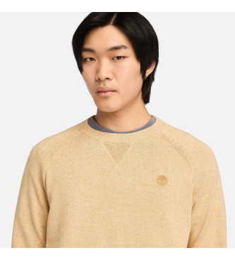 Timberland Phillips Brook Pullover mit beigen Raglanrmeln