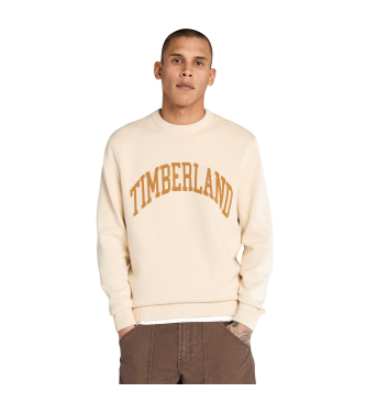 Timberland Beige grafisk trja
