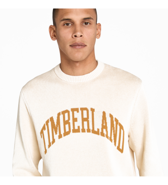 Timberland Beige grafisk trja