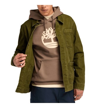 Timberland Kempshire green washed canvas jacket