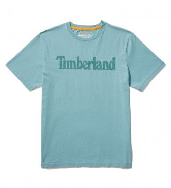 Timberland T-shirt turchese Kennebec River Brand Linear