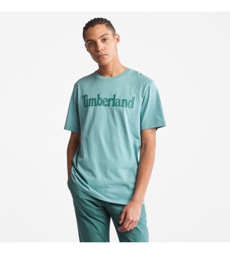 Timberland T-shirt turchese Kennebec River Brand Linear