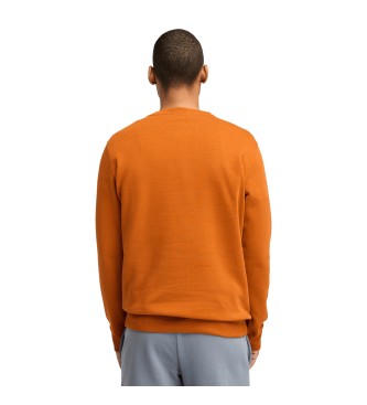 Timberland Sweatshirt Kennebec River Linear Logo Crew Neck    laranja