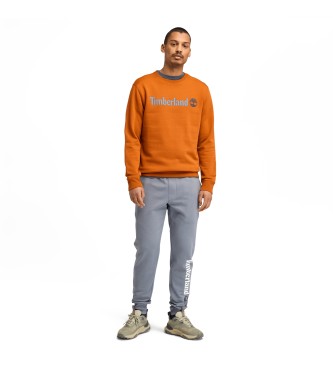 Timberland Sweatshirt Kennebec River Linear Logo Crew Neck    laranja