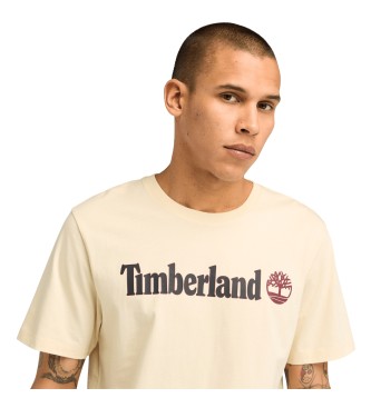 Timberland Kennebec River beige logo T-shirt