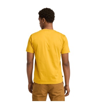 Timberland T-shirt com logtipo do rio Kennebec amarelo