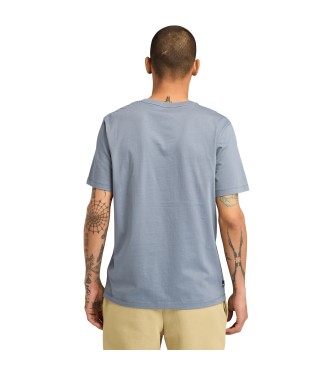 Timberland Kennebec River folkstone t-shirt met korte mouwen en lineair logo grijs