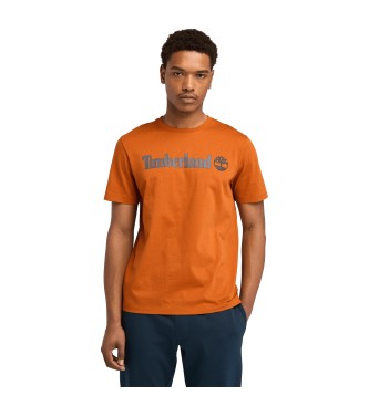 Timberland Kennebec River logo T-shirt orange