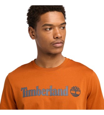 Timberland Kennebec River logo T-shirt orange