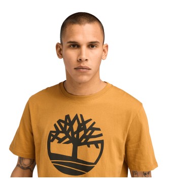 Timberland Kennebec River logo T-shirt yellow