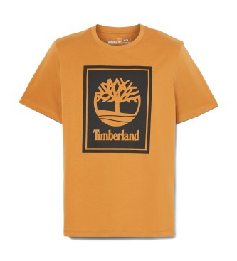 Timberland Kennebec River logo T-shirt yellow