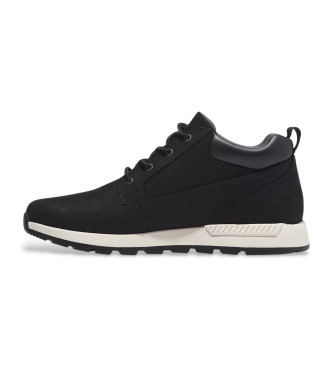 Timberland Zapatillas de piel de caa baja con cordones Killington Trekker negro  