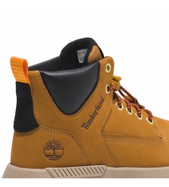 Timberland Sneakers Killington Trekker gialle in pelle a met polpaccio con lacci