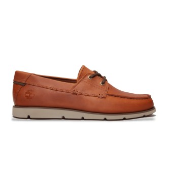 Timberland Sapatos de pele castanha com atacadores Grafton Bay