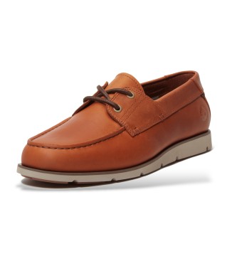 Timberland Zapatos de piel con cordones Grafton Bay marrn