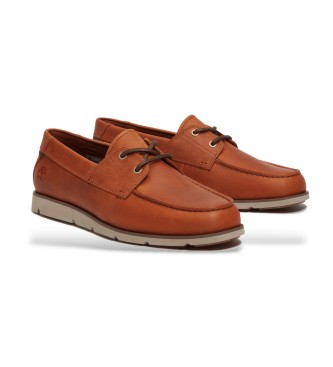 Timberland Zapatos de piel con cordones Grafton Bay marrn