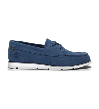 Timberland Grafton Bay blauwe leren veterschoenen