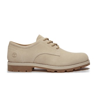 Timberland Britton Square beige ldersko med snrebnd