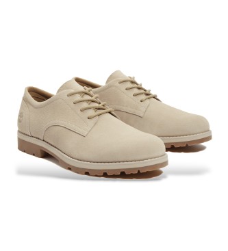 Timberland Scarpe stringate in pelle beige Britton Square