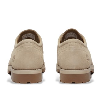 Timberland Britton Square beige ldersko med snrebnd