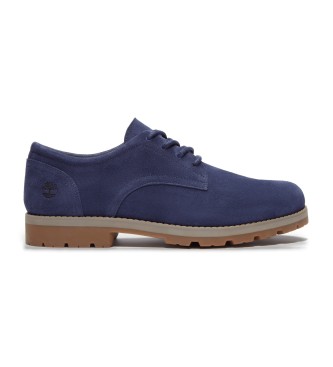 Timberland Scarpe stringate in pelle blu Britton Square