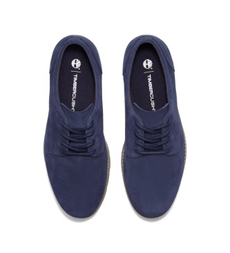 Timberland Britton Square veterschoenen van leer blauw