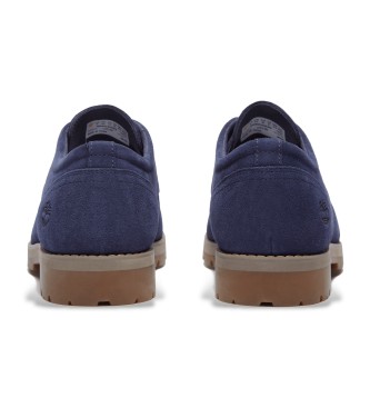 Timberland Britton Square lace-up leather shoes blue