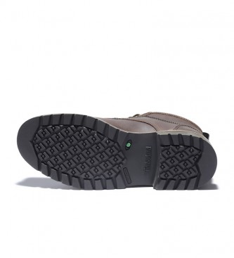 Timberland Stivali in pelle Chukka Larchmont II Marrone scuro / Rebotl / OrthoLite / Gripstick