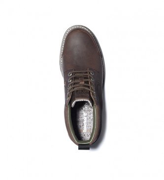 Timberland Stivali in pelle Chukka Larchmont II Marrone scuro / Rebotl / OrthoLite / Gripstick